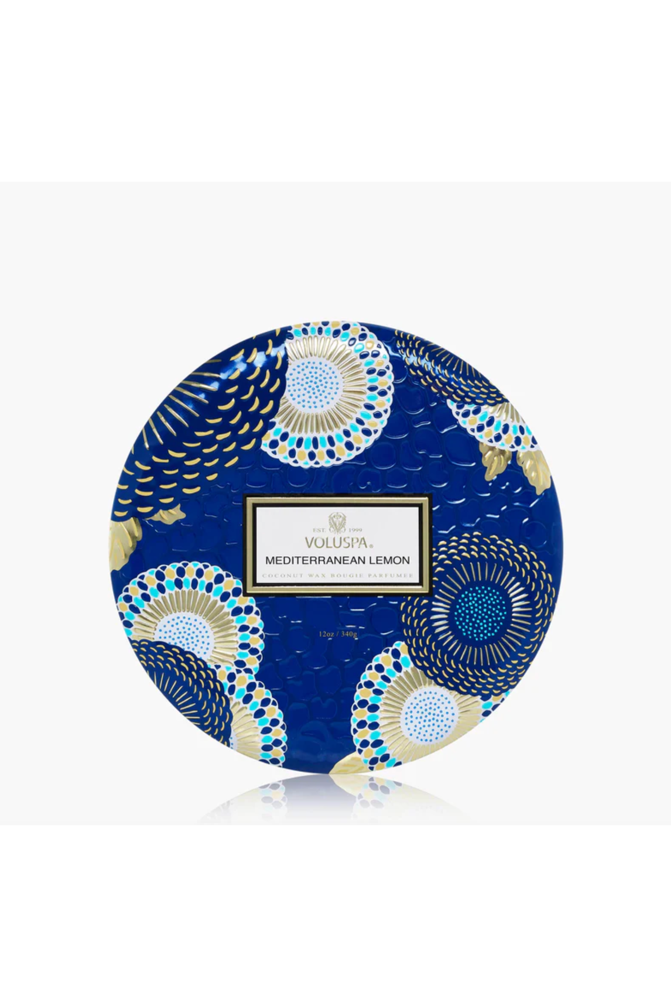 3-Wick Tin Candle 340g - Mediterranean Lemon - Tilbehør