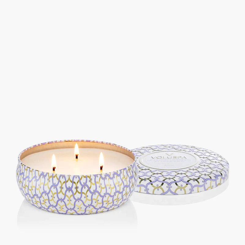 3-Wick Tin Candle 340g - Mountain Lavender & Chamomile