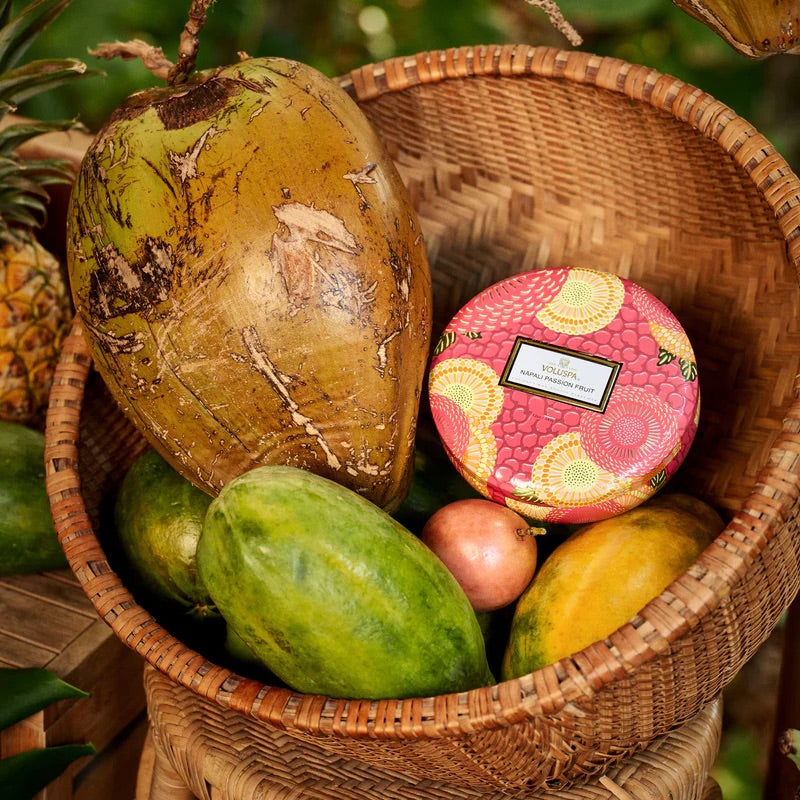 3-Wick Tin Candle 340g - Nãpoli Passion Fruits - Tilbehør