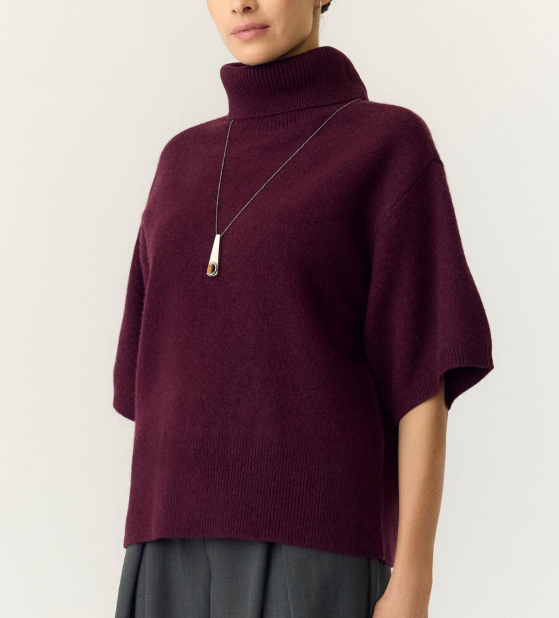 Yasemila 2/4 Wool Knit Pullover