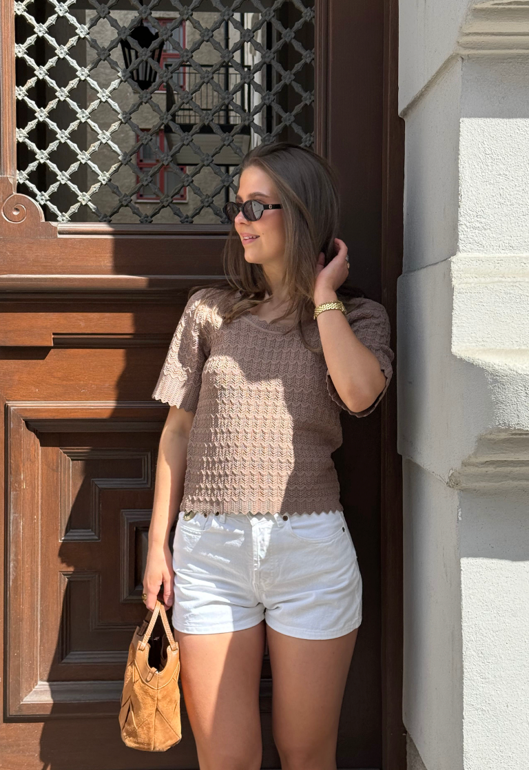 Meiko Fine Crochet Blouse
