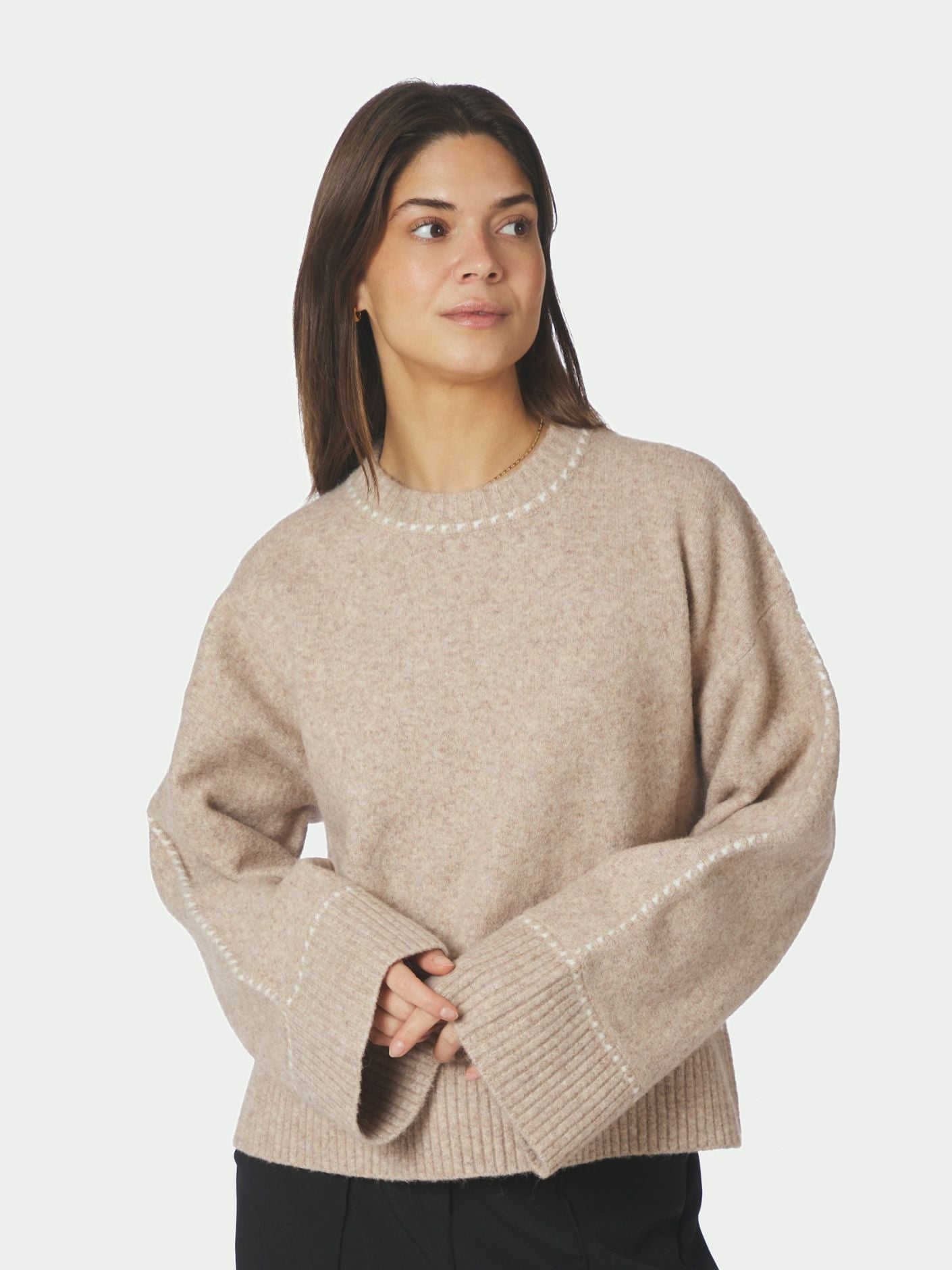 Roeme Knit Stitch Blouse