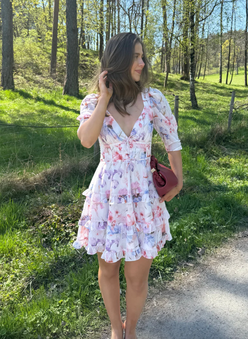Isla Mini Dress - Dreamy Blossom