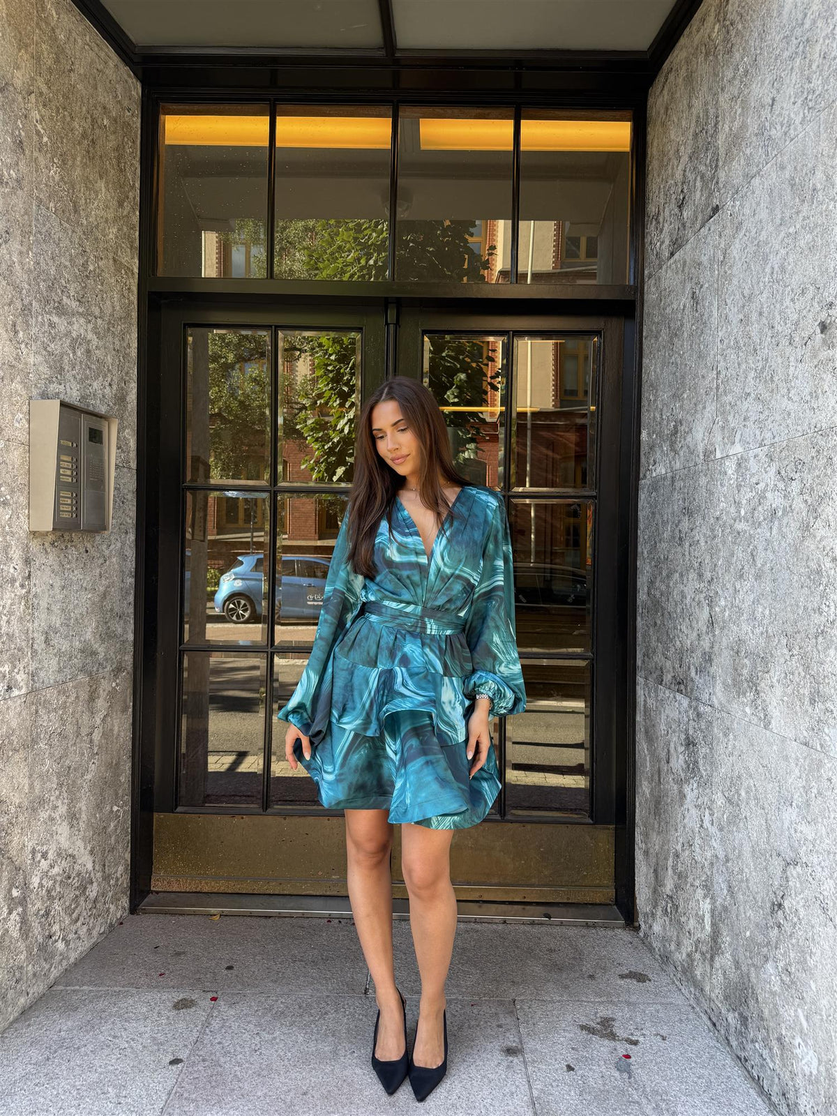 Asya Bedouin Dress - Verdant Lush