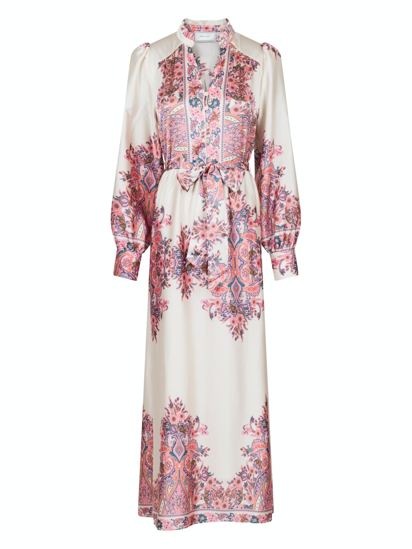 Nova Paisley Border Dress - Kjoler