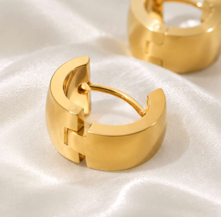 Rebecca gold hoop