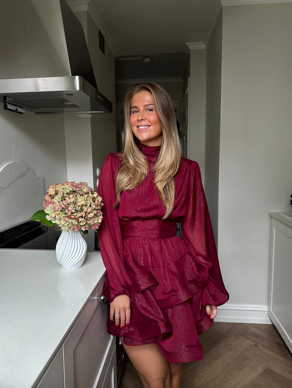 Kelly Minari Dress - Mulberry