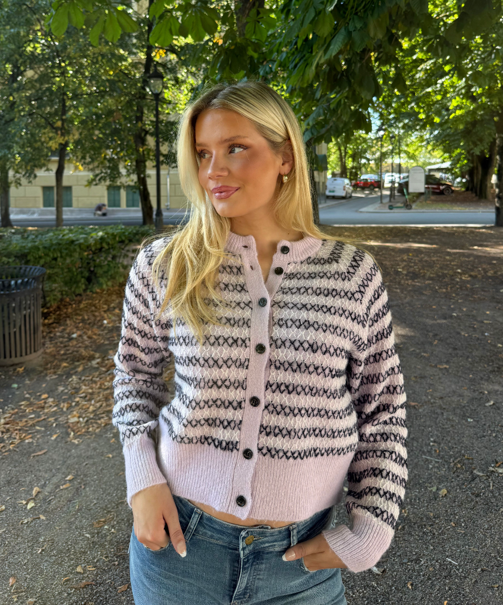 Yasmusa LS Knit Cardigan