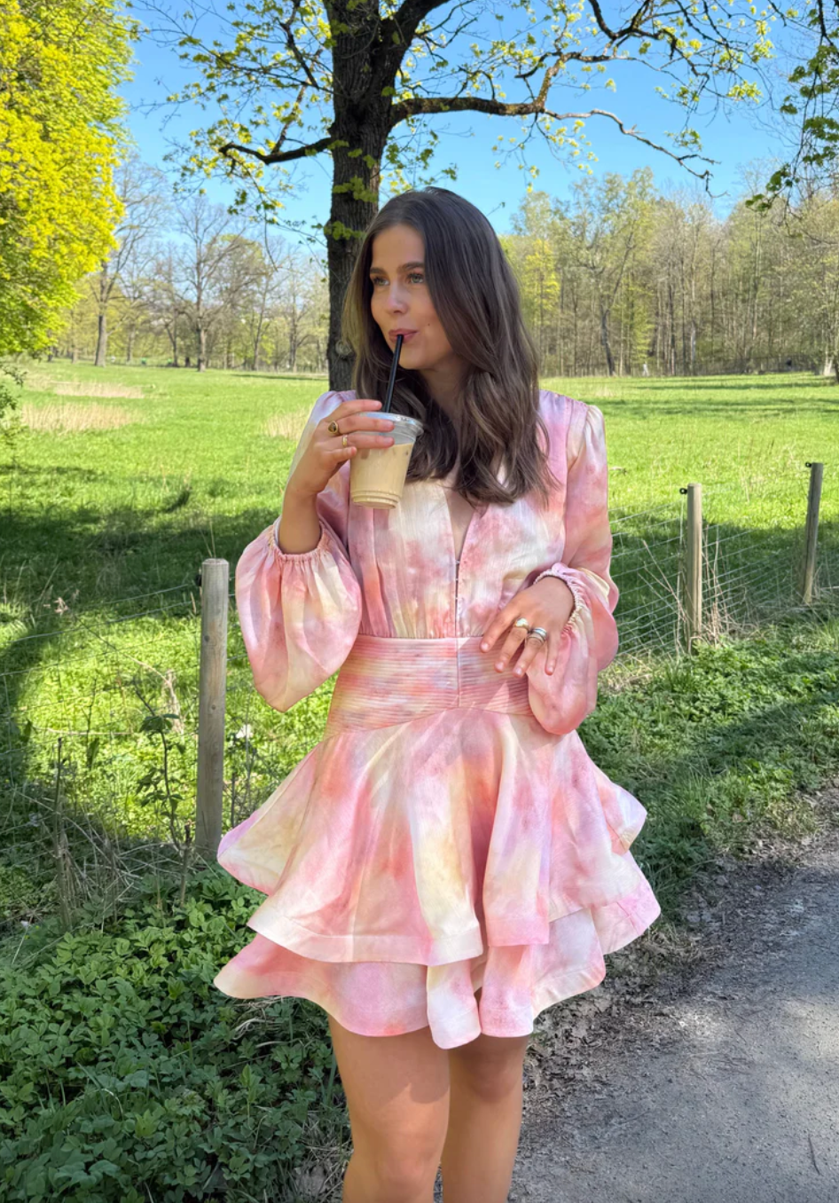 Amira Bedouine Dress - Bloomy Splash