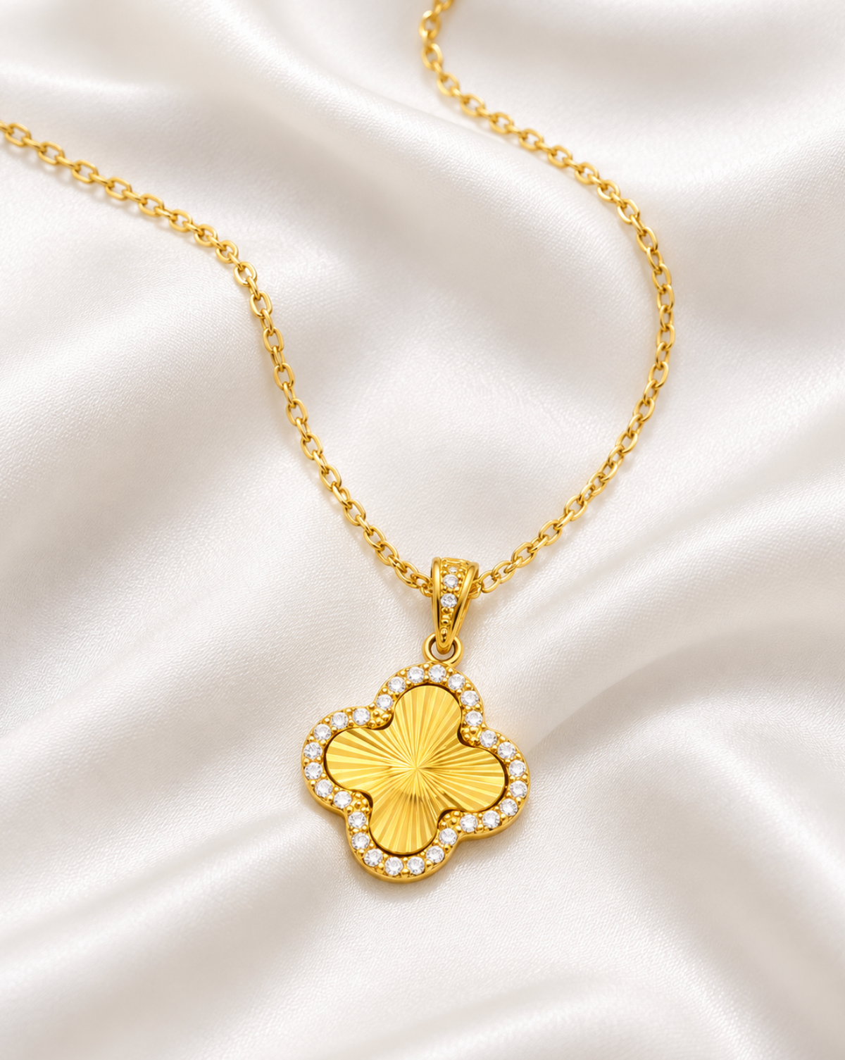 Stina Four Leaf Necklace