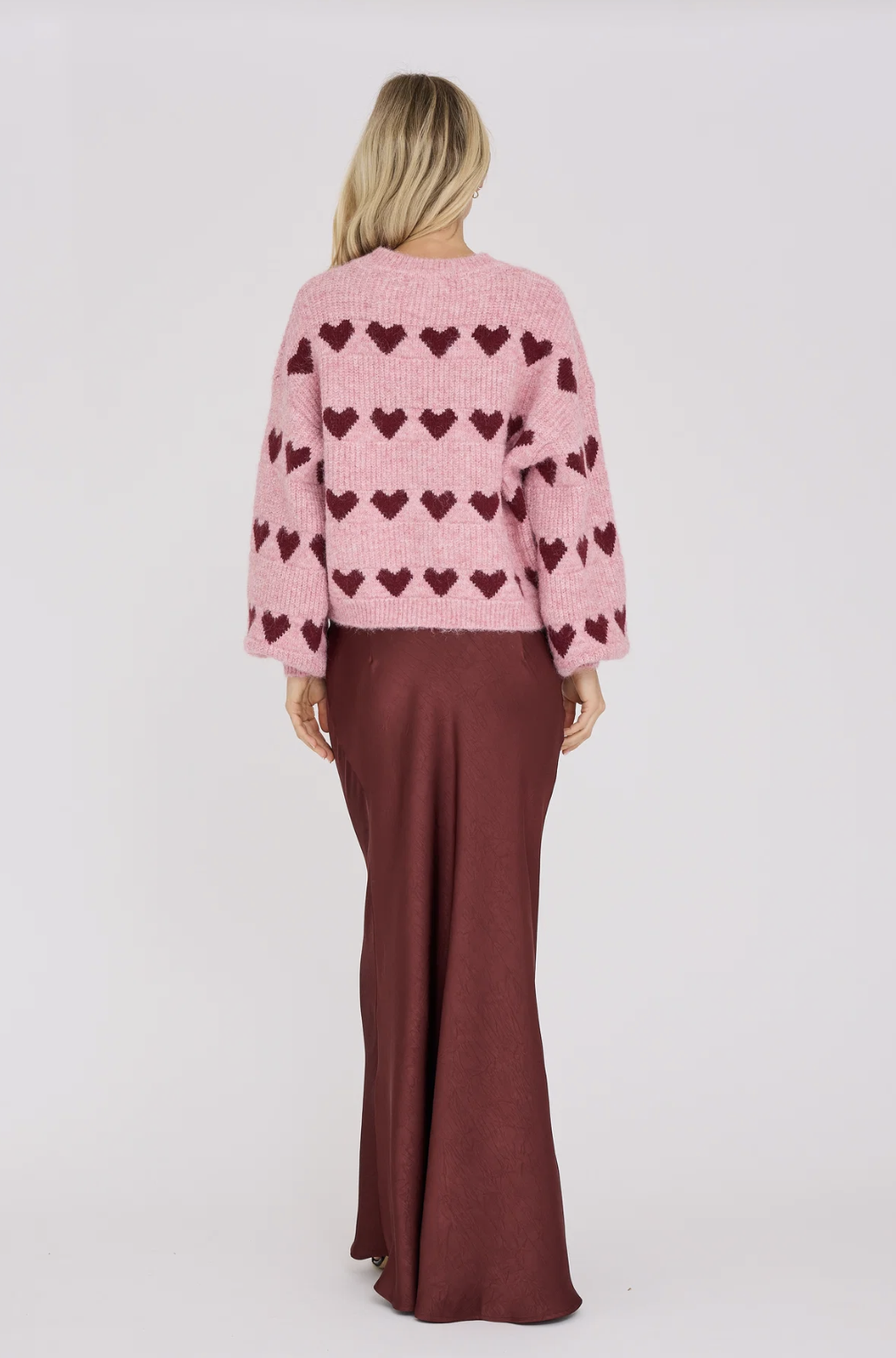 Heart Knit Pullover