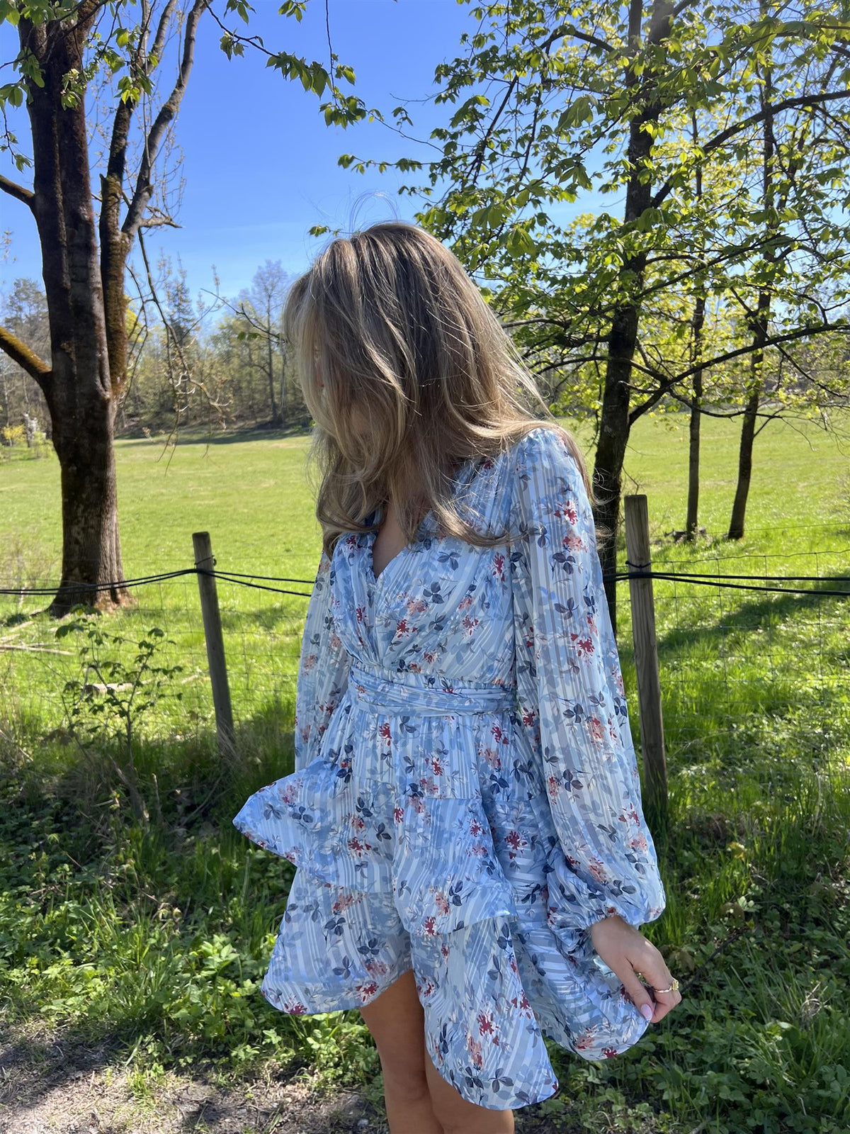 Asya Bedouin Dress - Sea Bloom
