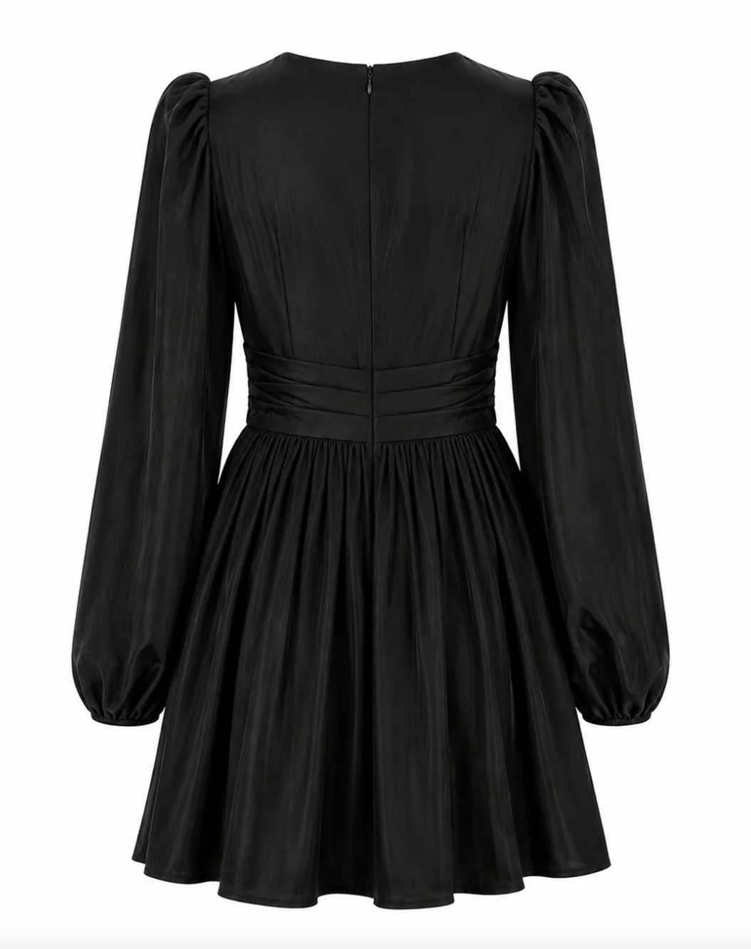 Maeve Satin Dress - Black