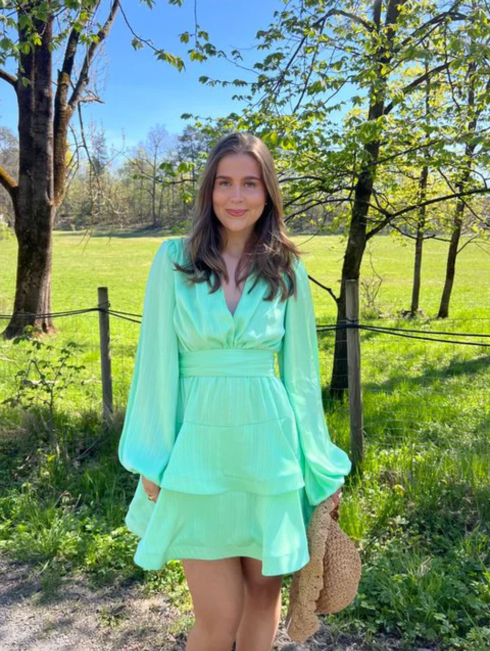 Asya Bedouin Dress - Mint Sage