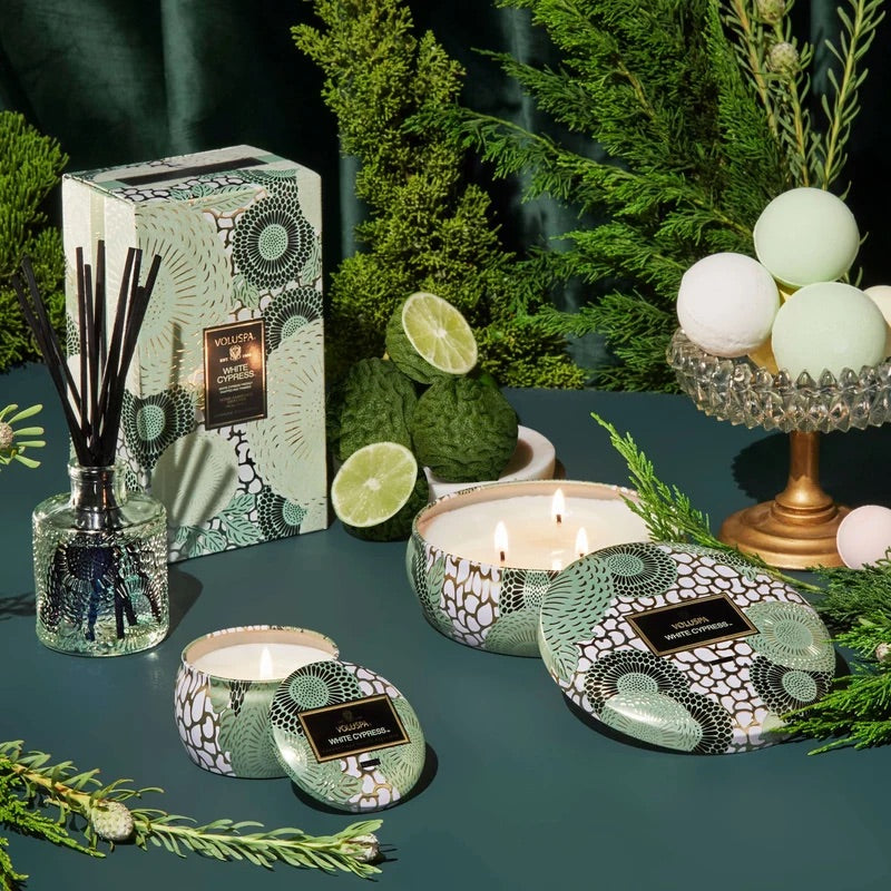 Mini Tin Candle 113g - White Cypress