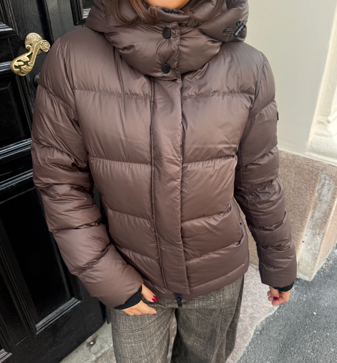 Leah Down Jacket - Brown