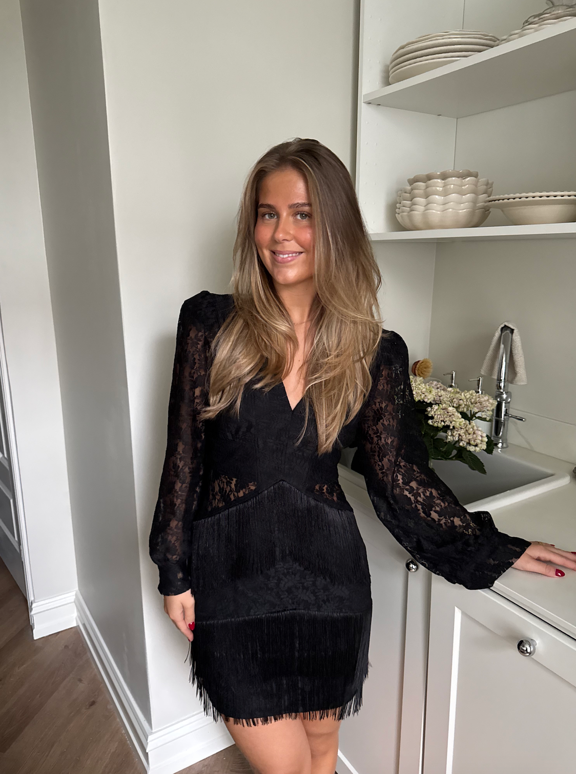 Valerie Fringe Mini Dress