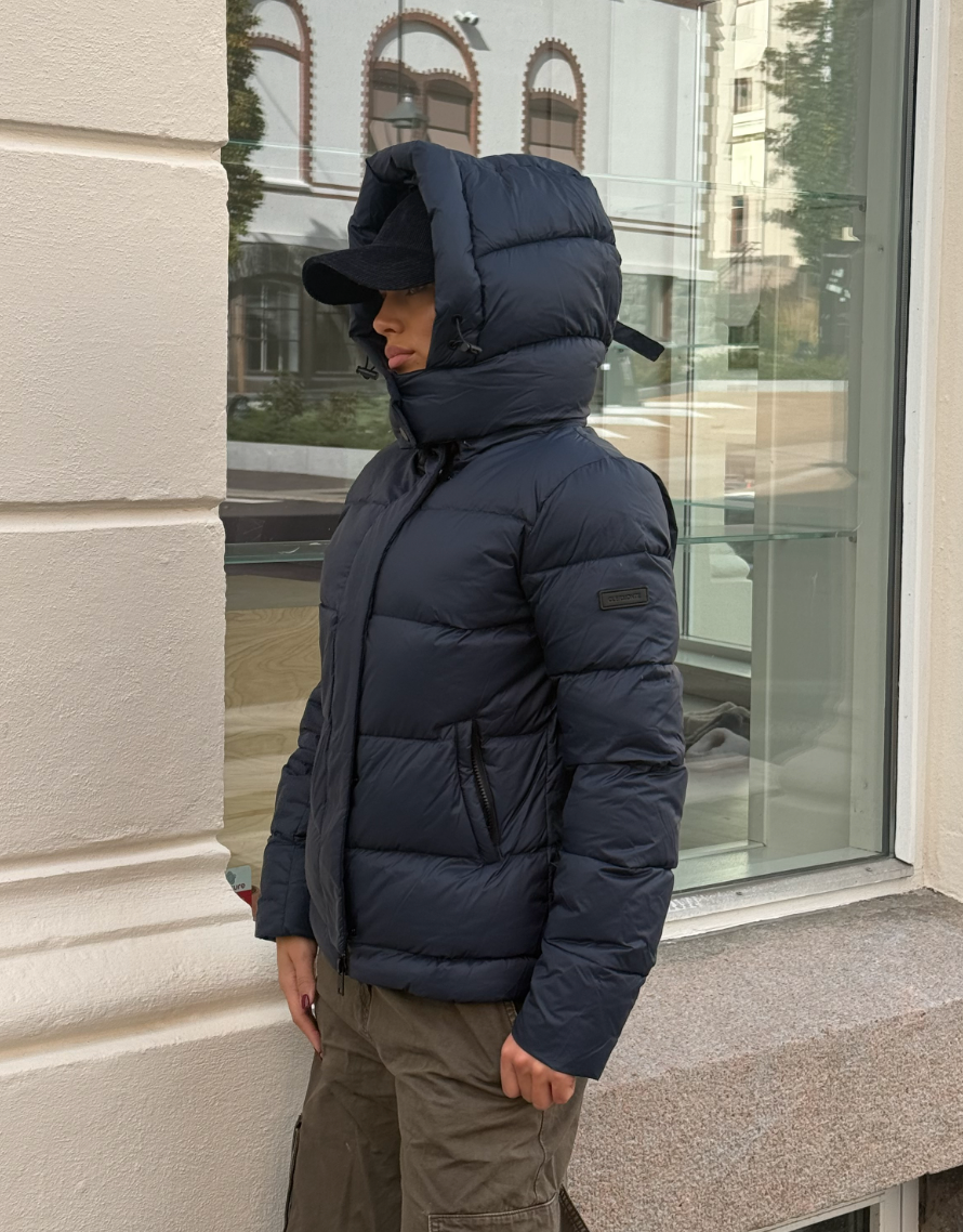 Leah Down Jacket - Navy