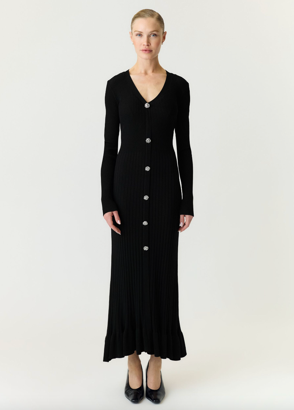 Yasmikla LS Long Knit Dress