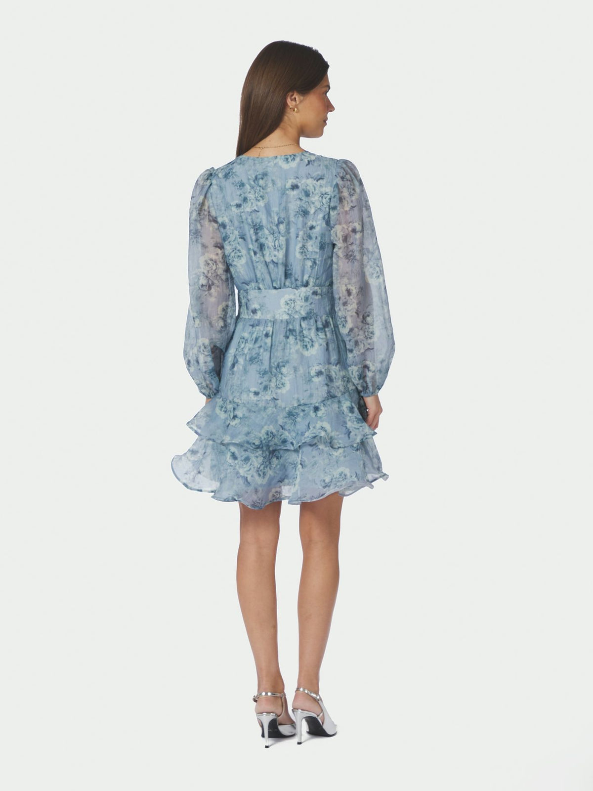Mabella Crepe Print Dress