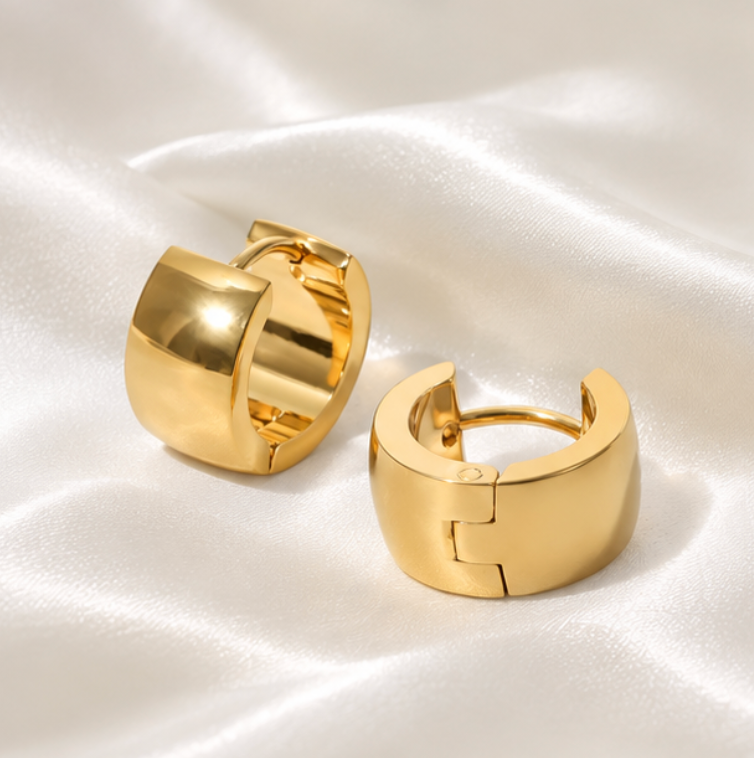 Rebecca gold hoop
