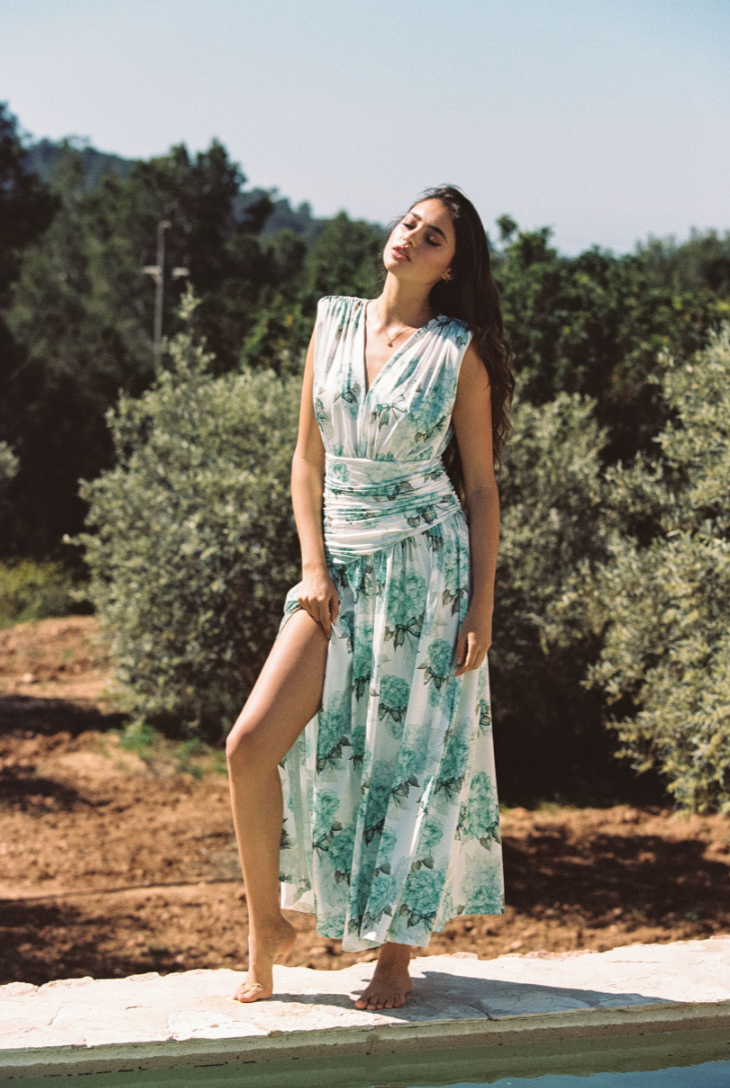 Luna Drape Gown