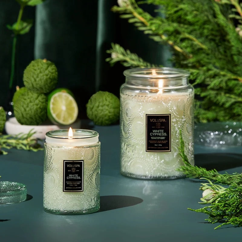 Small Jar Candle 156g White Cypress