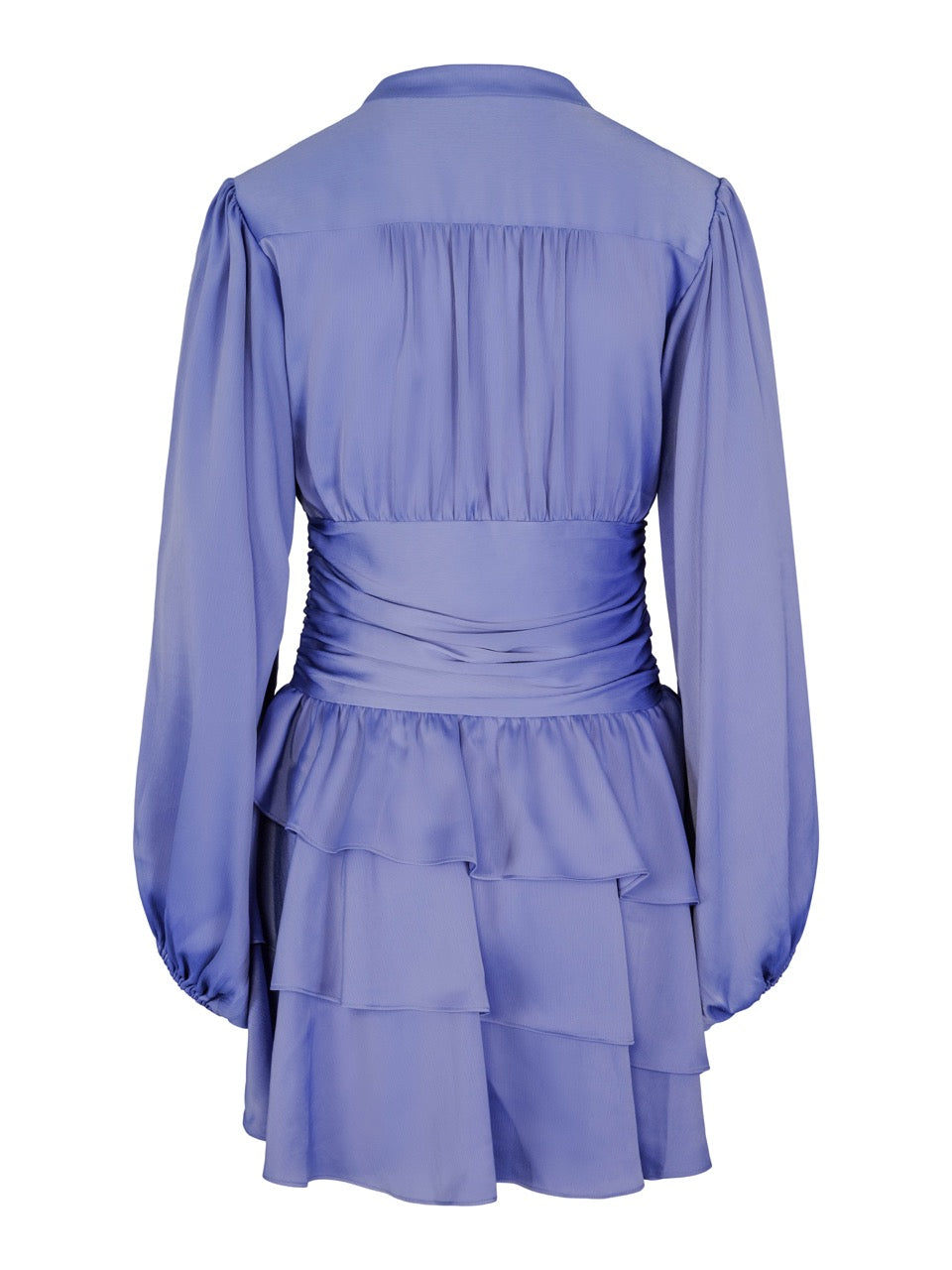 Nadine Belted Ruffle Dress - Kjoler