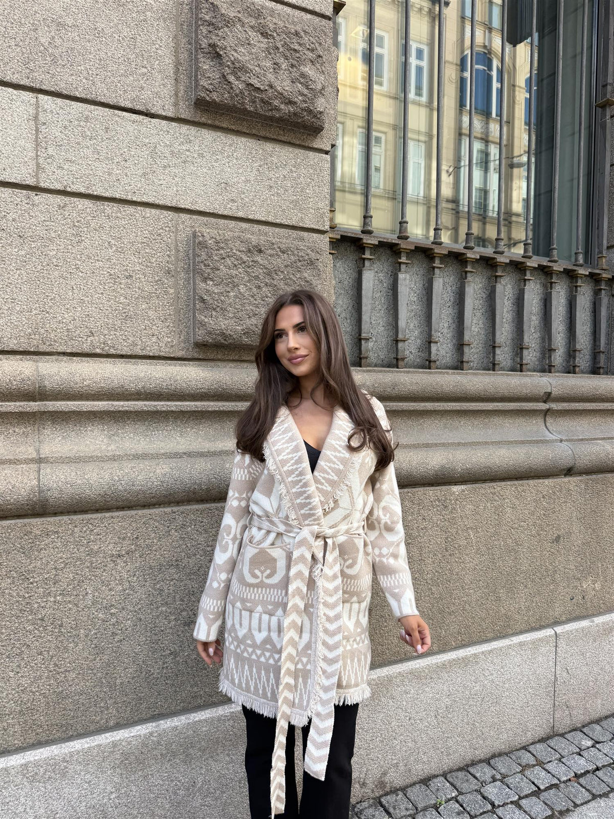 Fringe Jacket - Beige