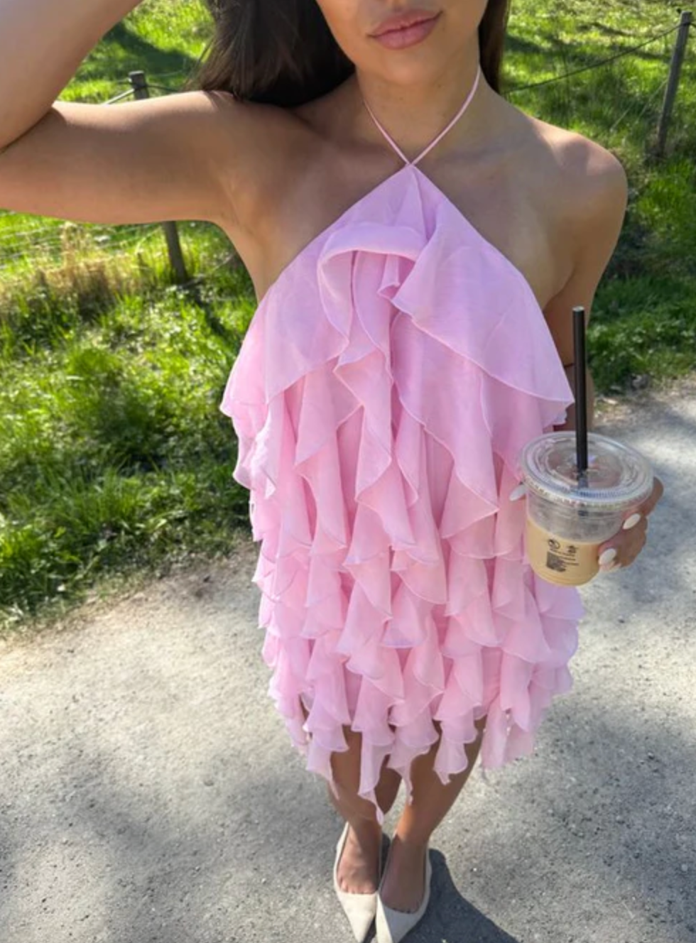 Tiana Mini Ruffle Dress