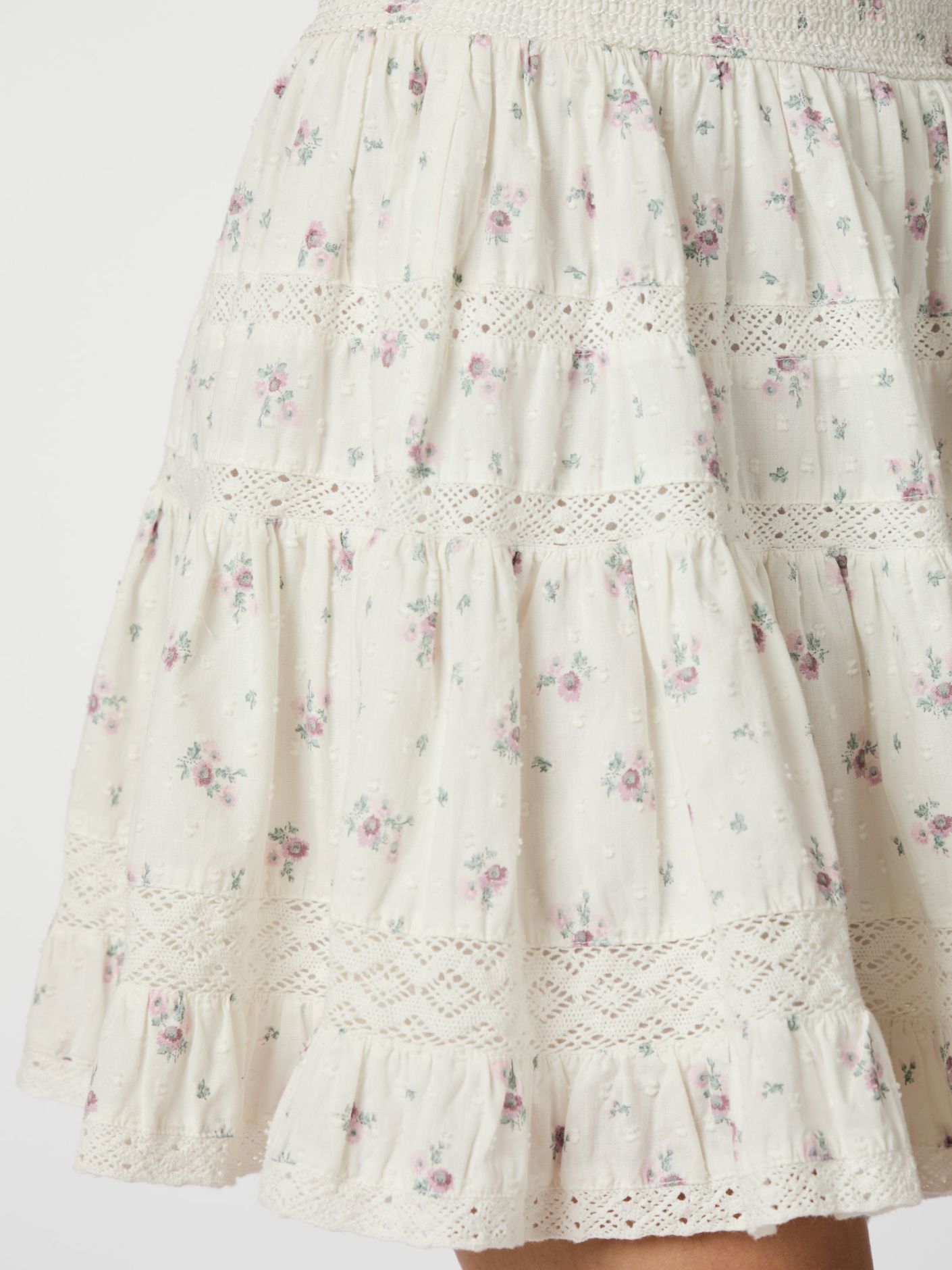 Callia Dobby Flower Skirt - Skjørt
