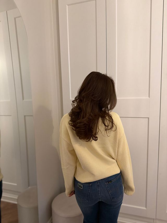 Paulina Knit Blouse - Butter Yellow