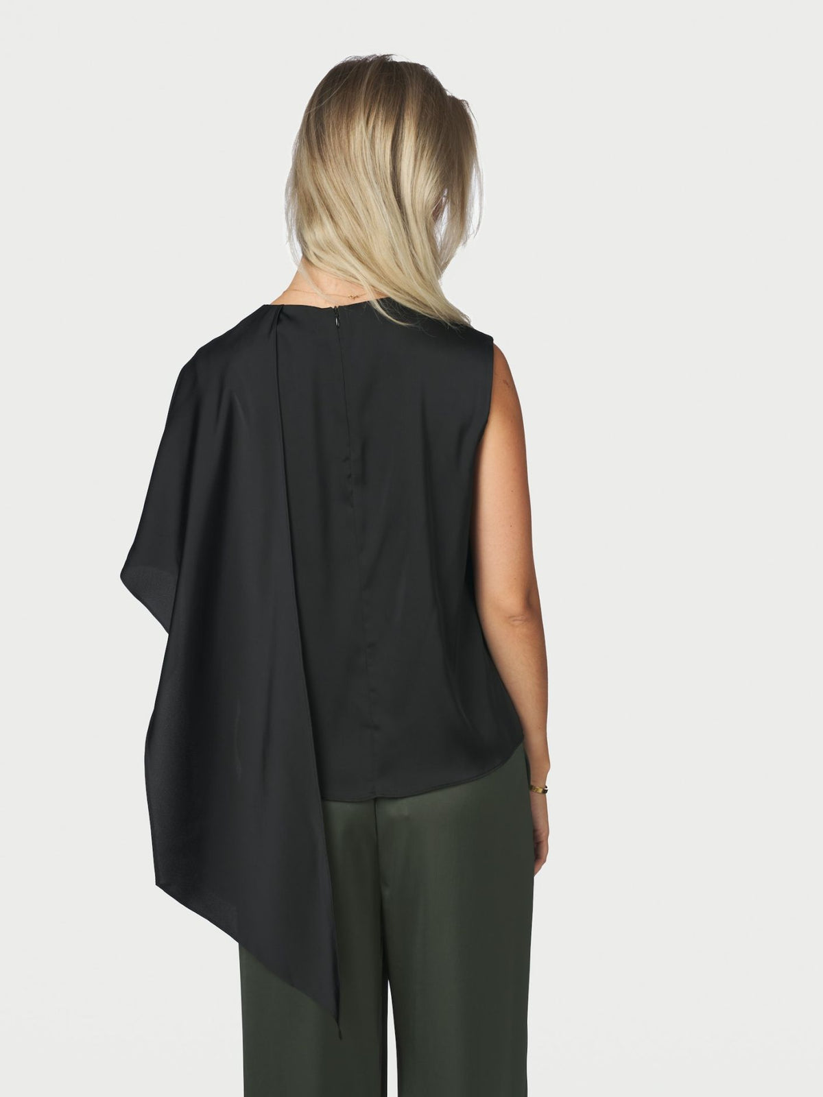 Lunelle Drapy Satin Top