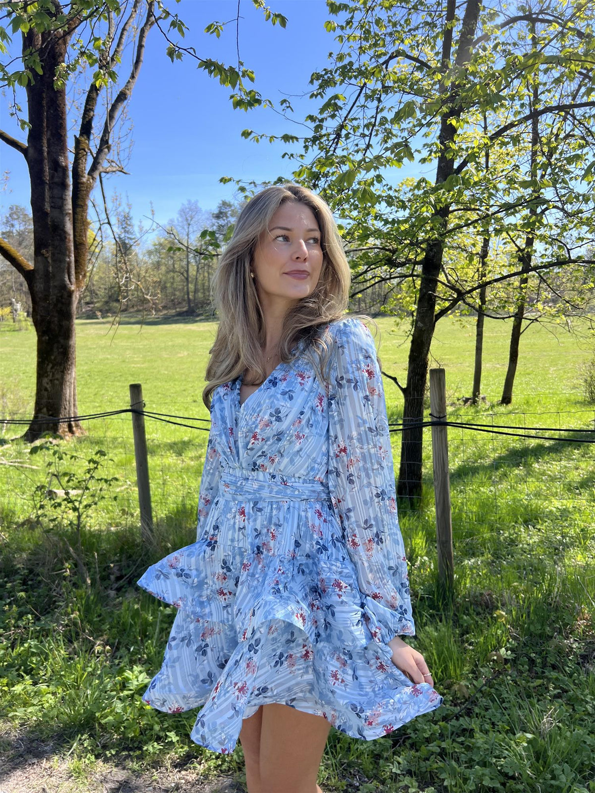 Asya Bedouin Dress - Sea Bloom
