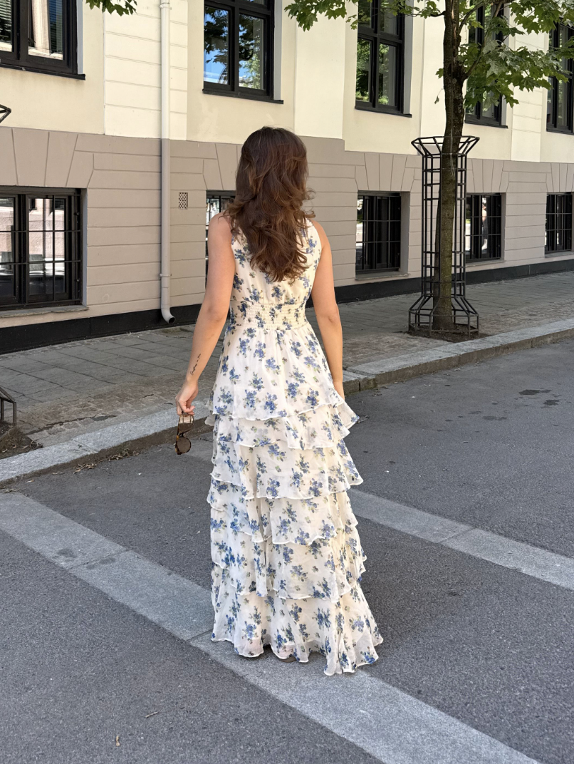 Marli Amazing Chiffon Rose Dress