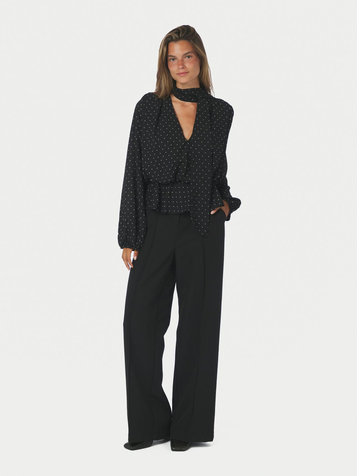 Ettalie Dot Blouse