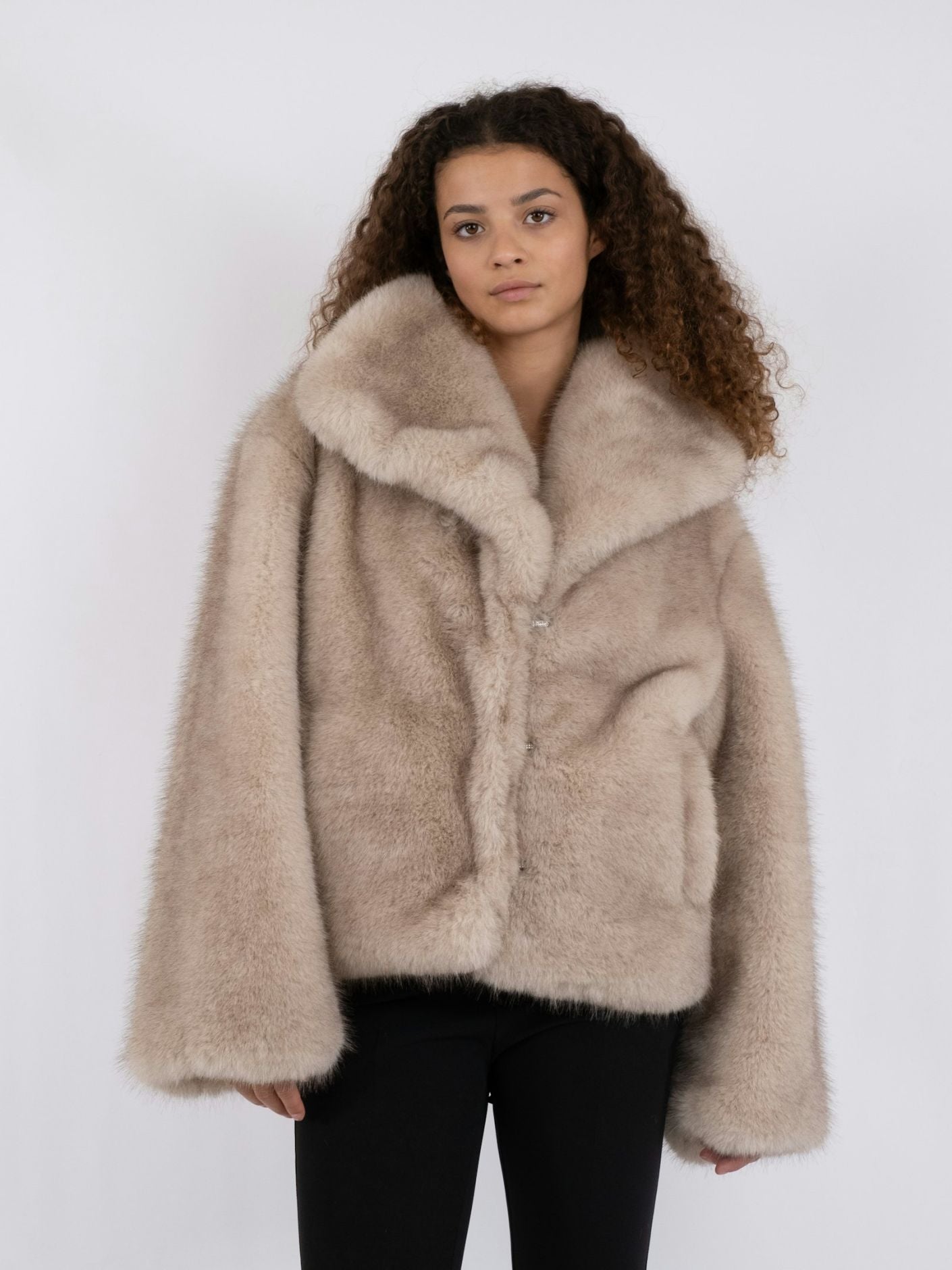 Stephanie Faux Fur Jacket - Jakker