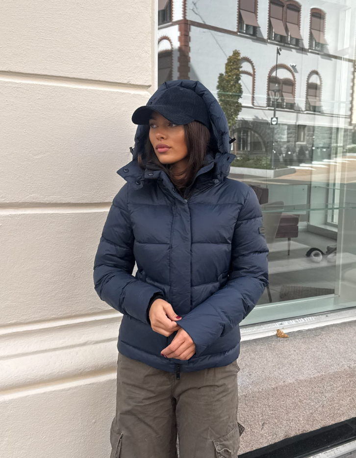 Leah Down Jacket - Navy