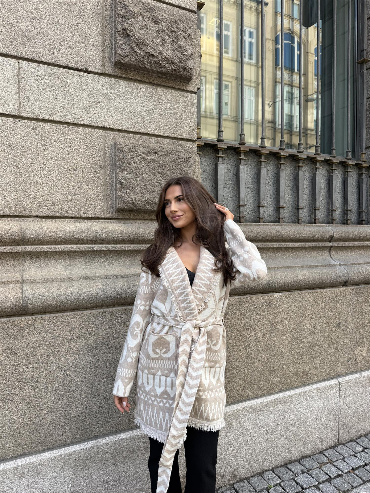 Fringe Jacket - Beige