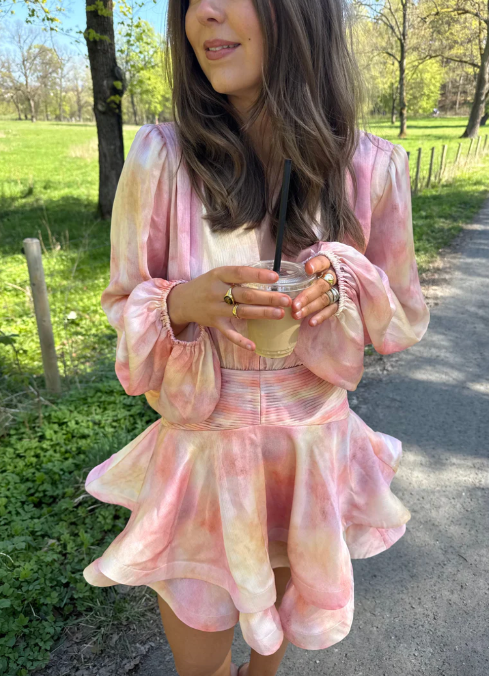 Amira Bedouine Dress - Bloomy Splash