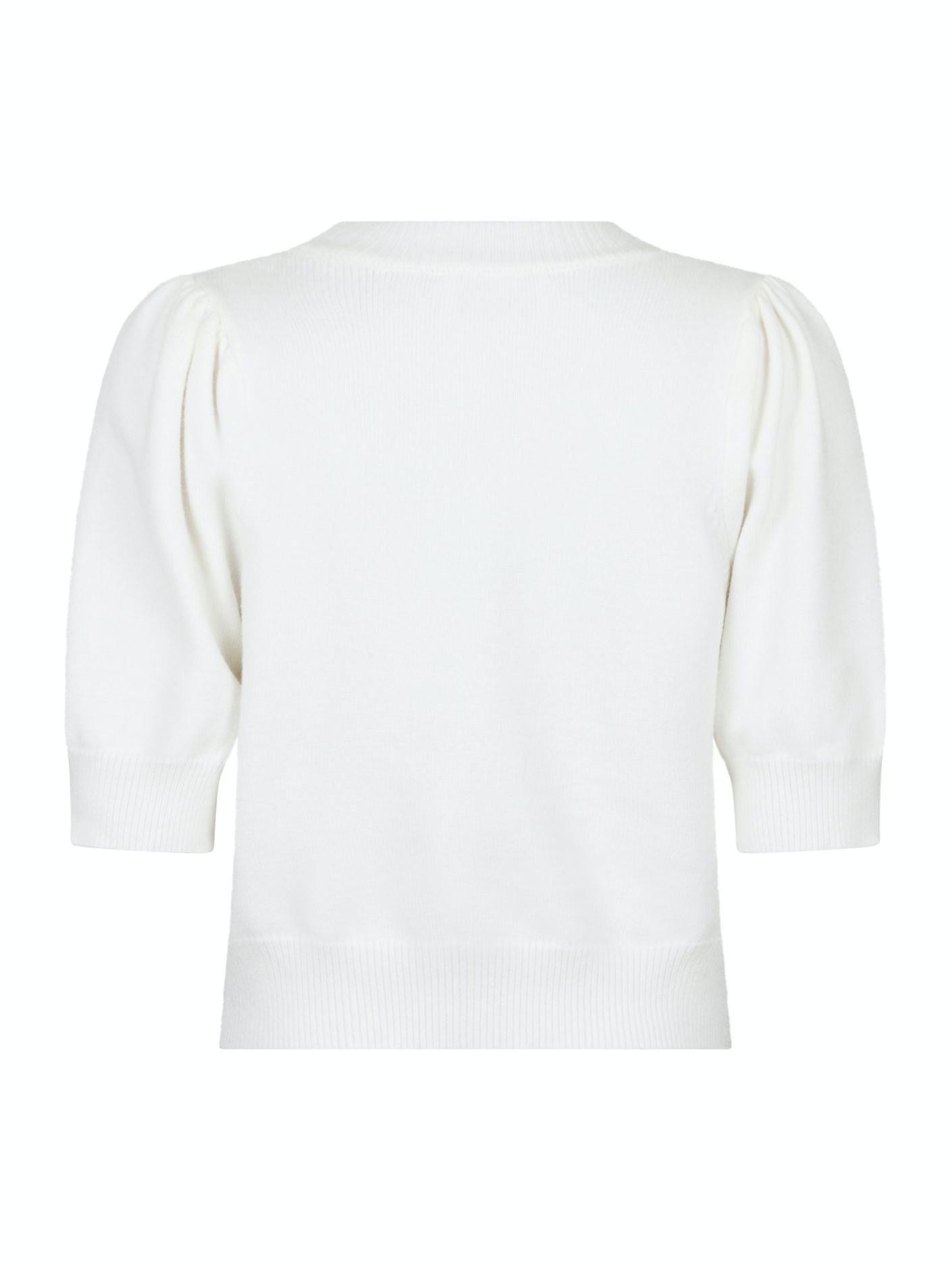 Maia Soft Pearl Knit Tee - Overdeler