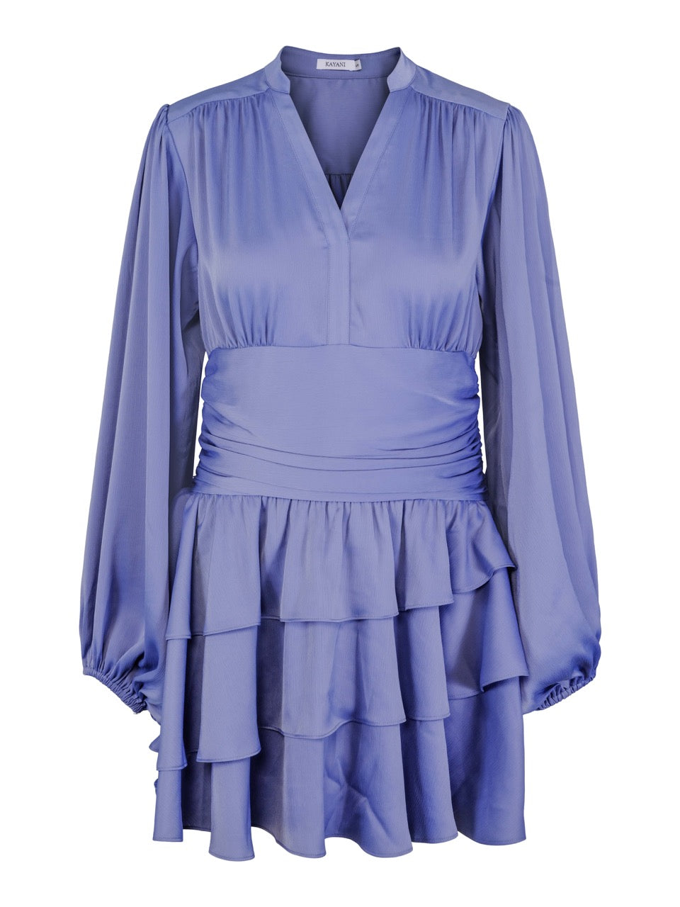 Nadine Belted Ruffle Dress - Kjoler