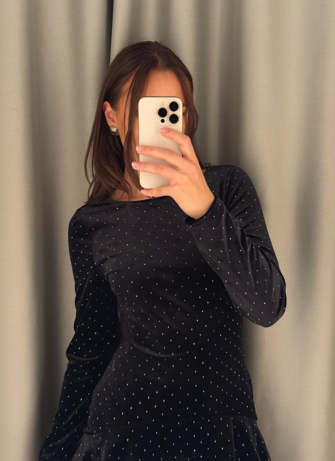 Delilah Velour Mini Dress