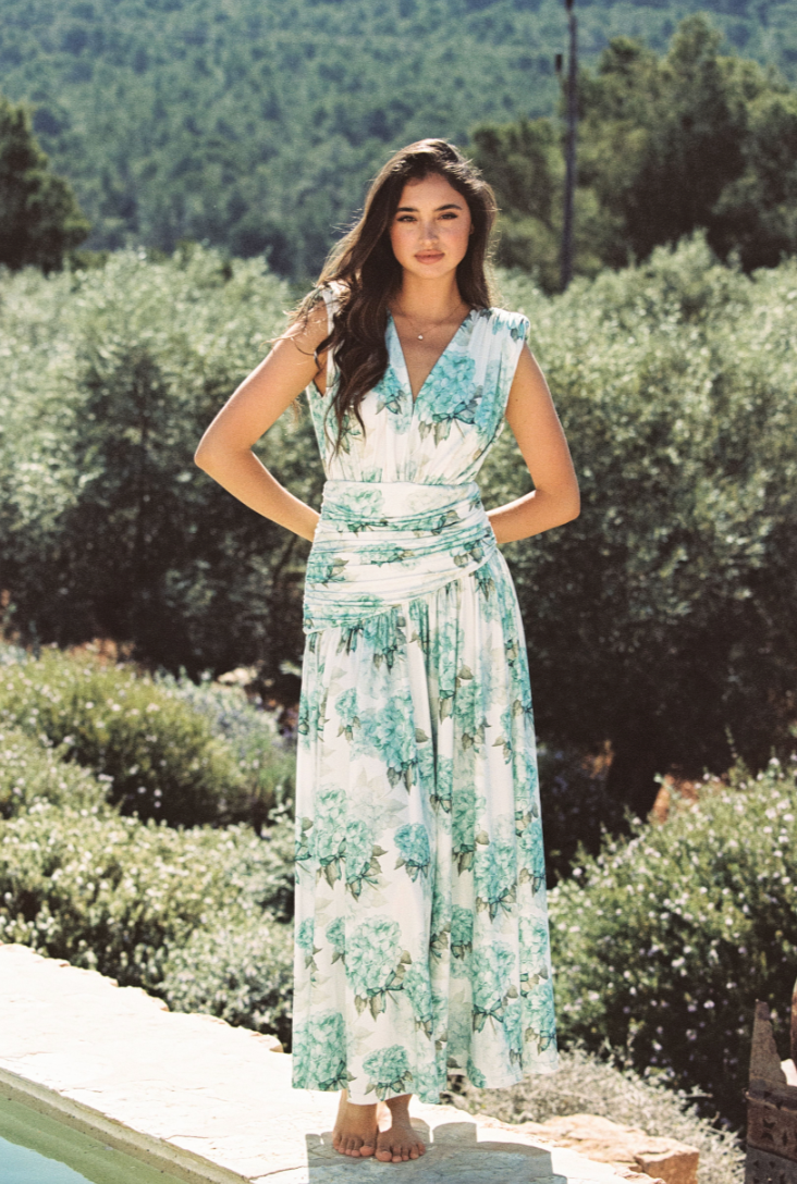 Luna Drape Gown