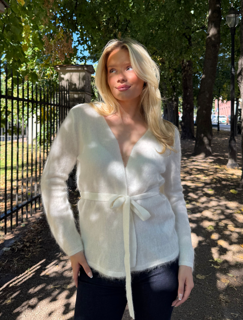 Yastilde LS Belt Knit Cardigan