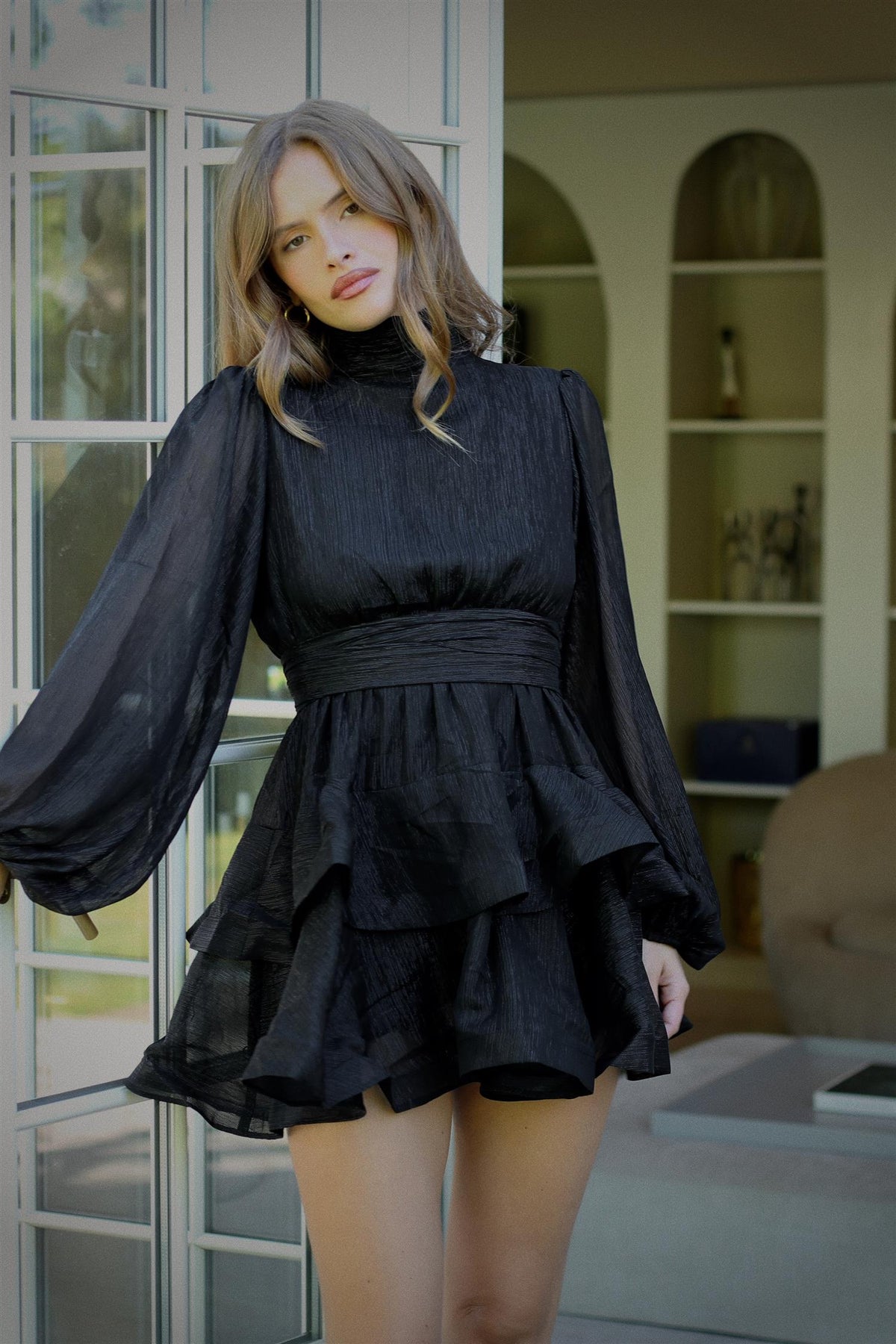 Kelly Minari Dress - Onyx