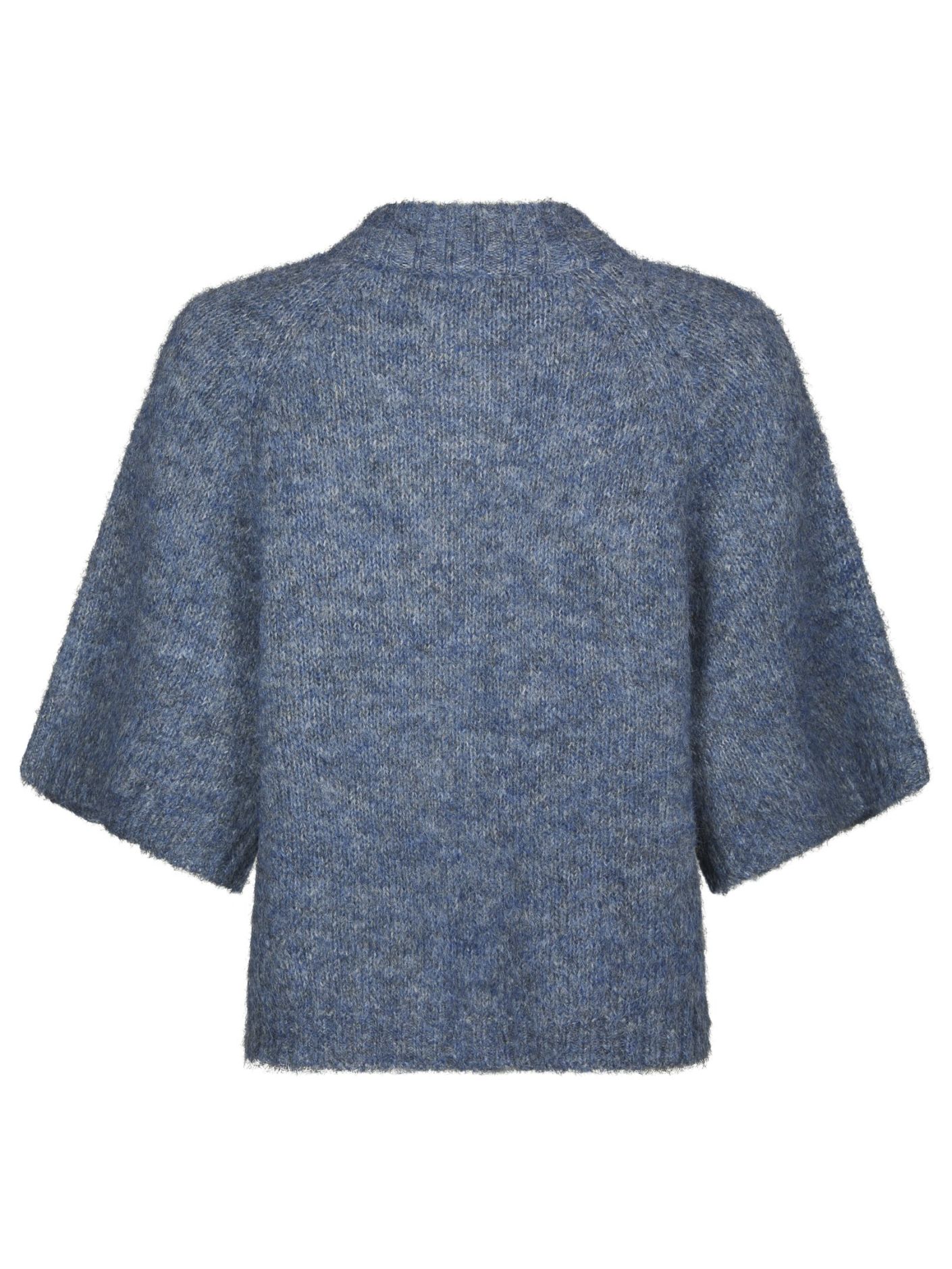 Benuta Fluffy Knit Cardigan - Smoke Blue