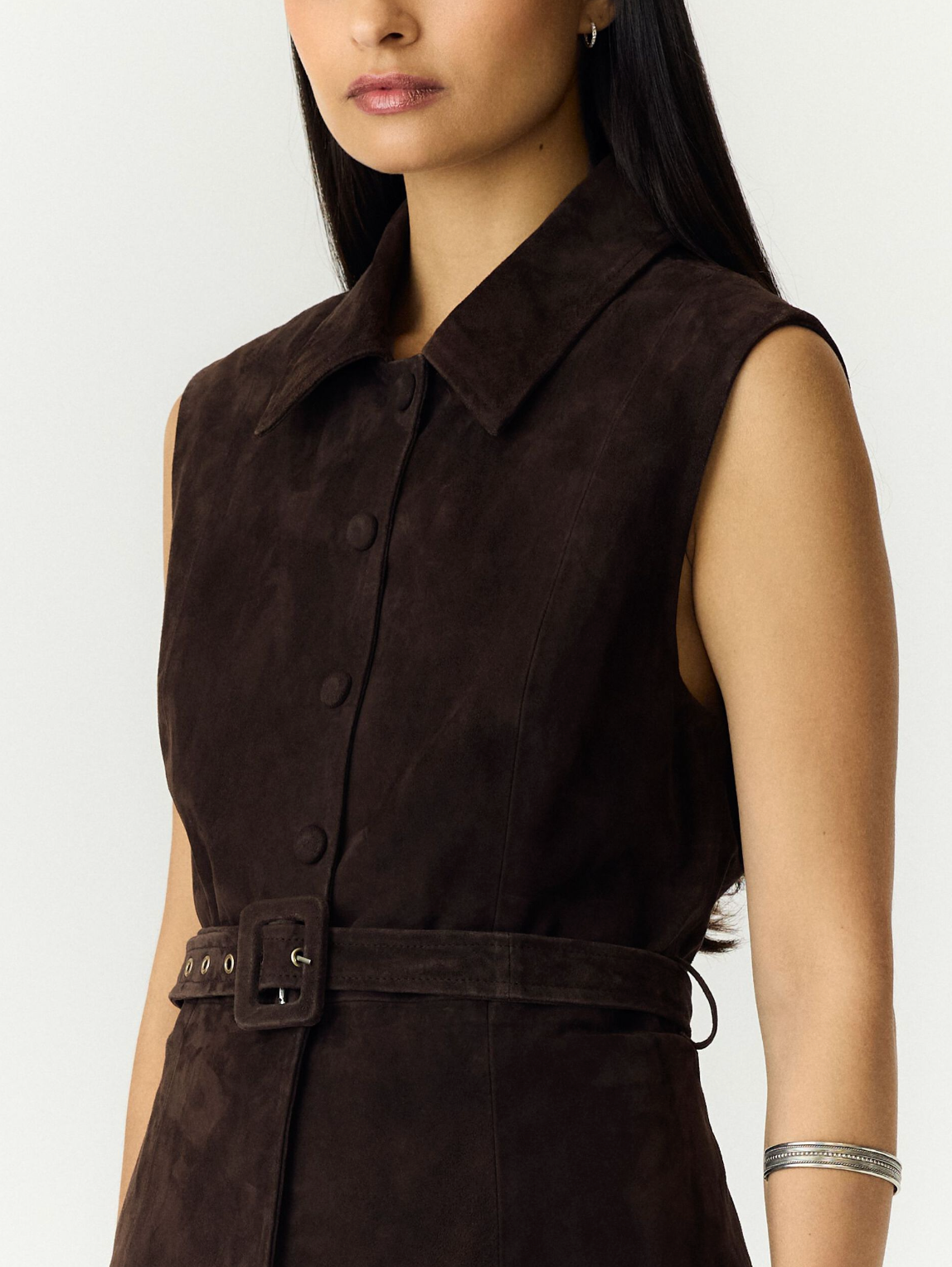 Yasrie Suede Waistcoat