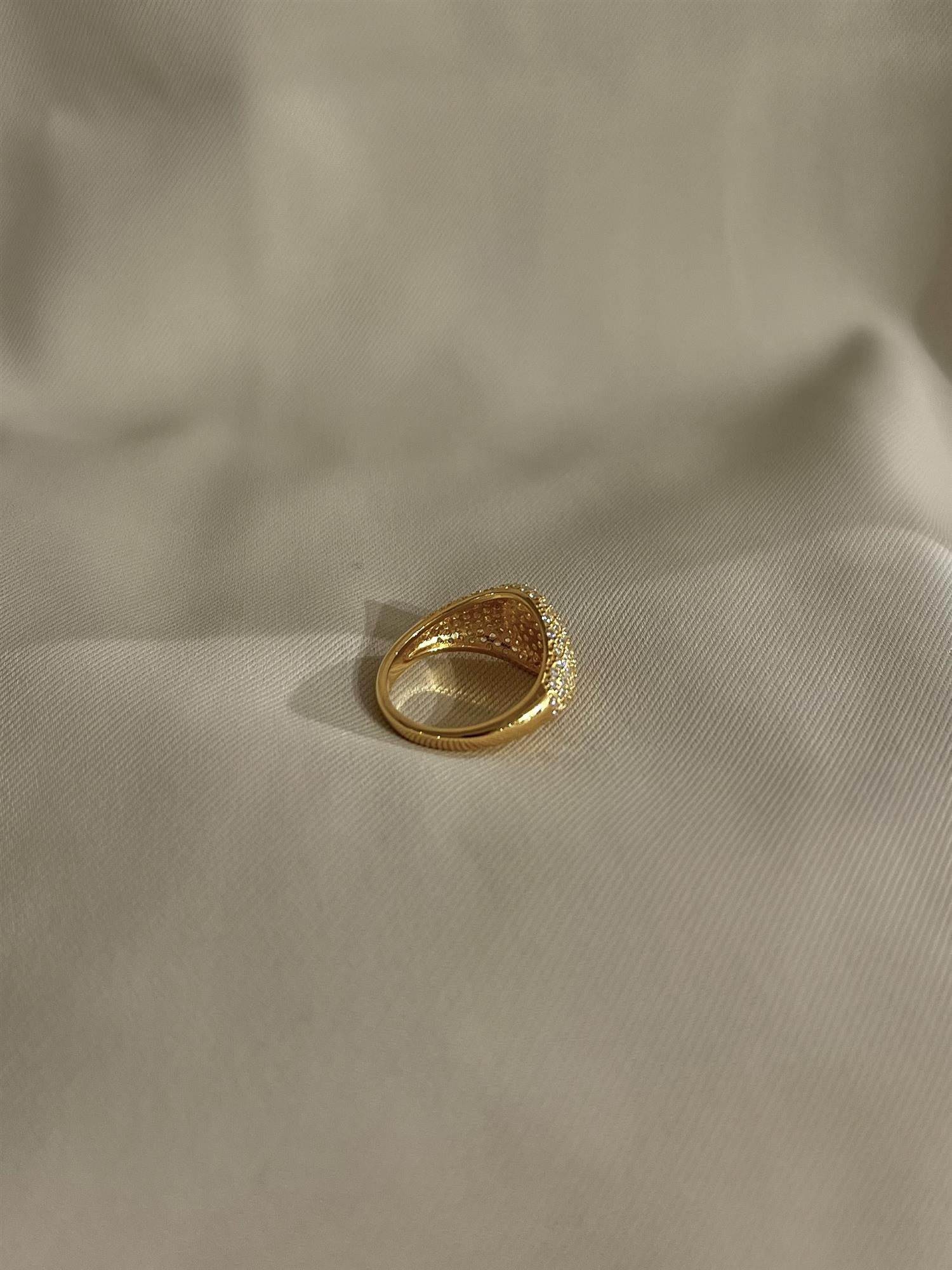 Denia Circle Brass Ring - Tilbehør