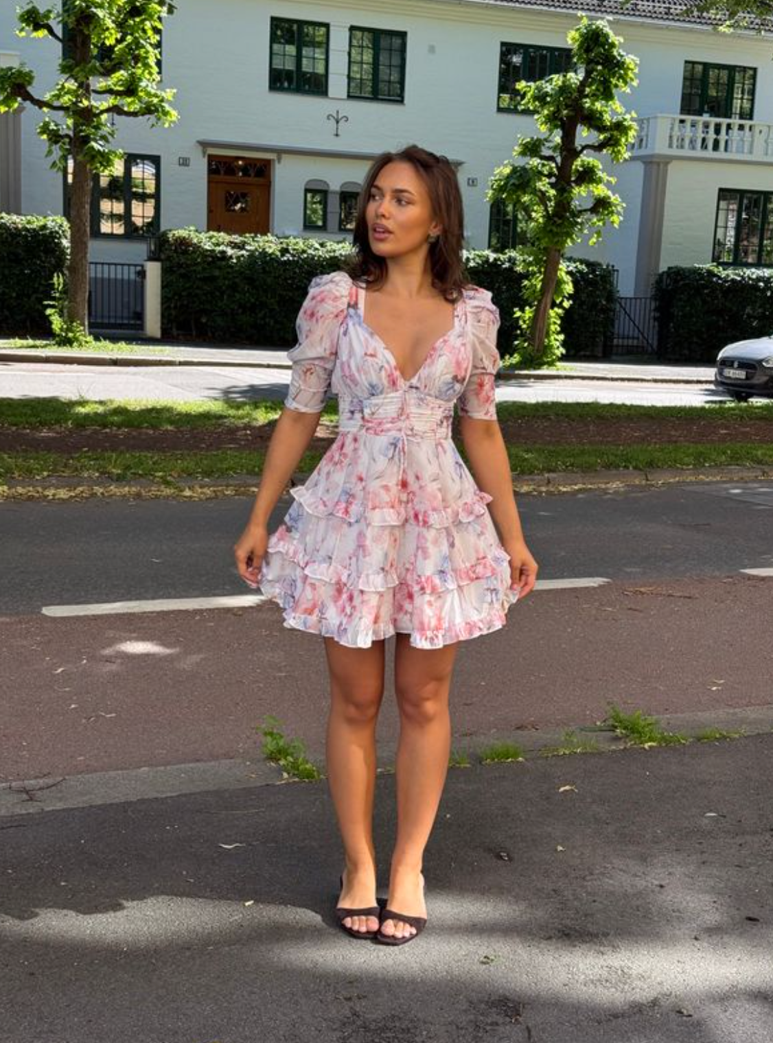 Isla Mini Dress - Dreamy Blossom